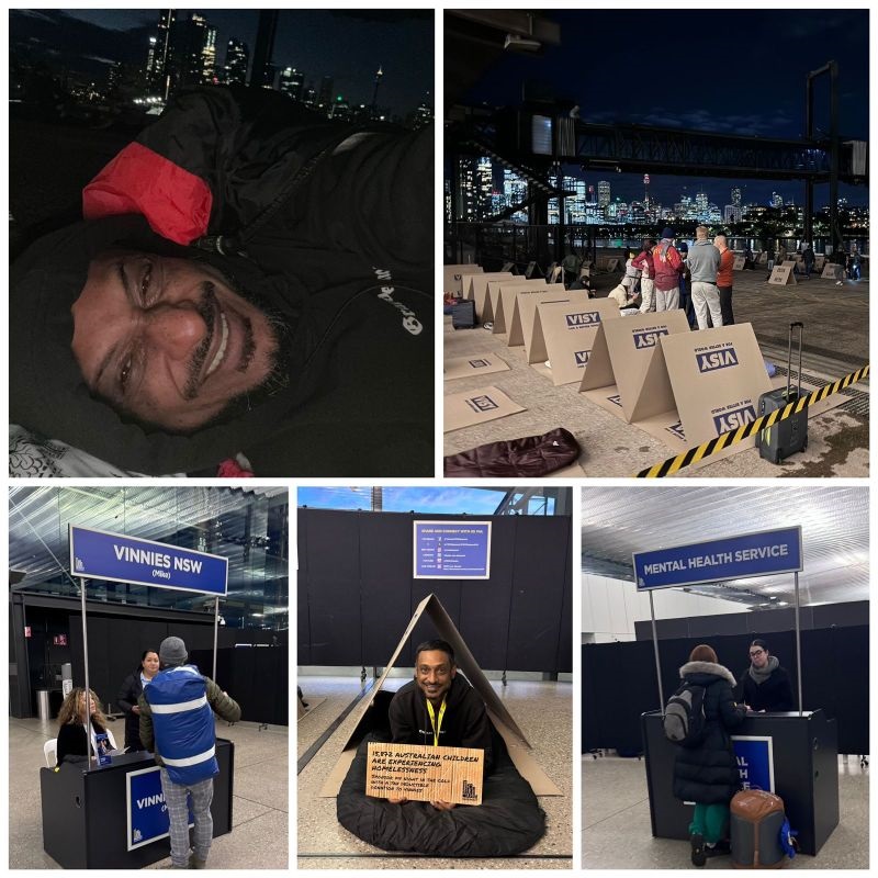 Vinnies CEO Sleepout Path to Ending Homelessness